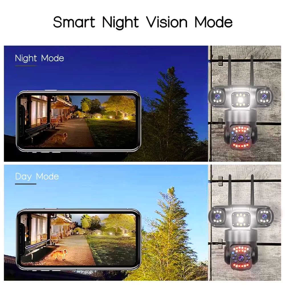 Cámara IP inalámbrica de alta resolución gran angular WiFi Webcam para sistema de alarma de seguridad en el hogar Control de aplicación de cámara de red - Imagen 3